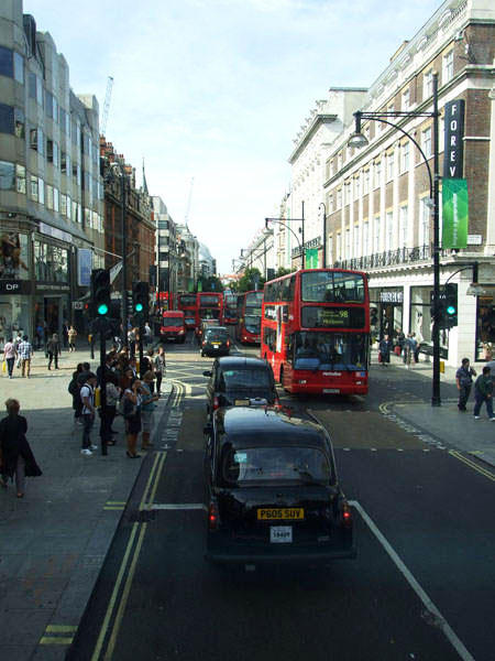 Verkehrsmittel innerhalb Londons